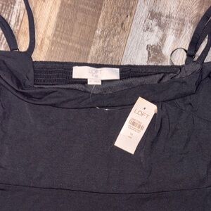 LOFT Elegant Black Dress Size 14 plus New with Tags